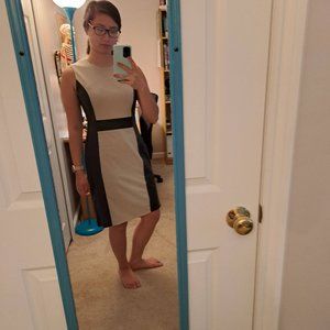 Never Worn Calvin Klein Color Block Dress